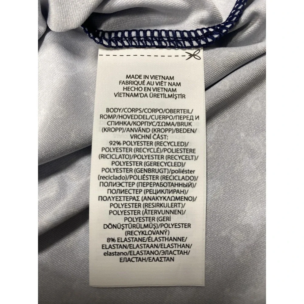 Ralph Lauren RLX Borgata‎ Scooter Print Polo Shirt Mens Large Blue Golf Stretch